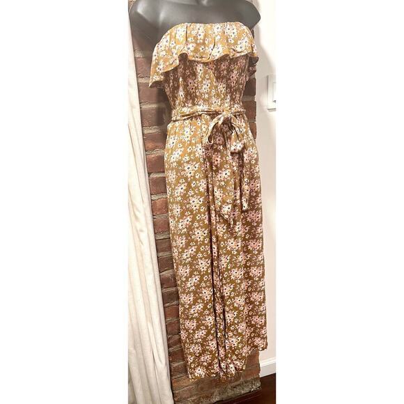 LOFT Off The Shoulder Rayon Jumpsuit - Picture 4 of 7